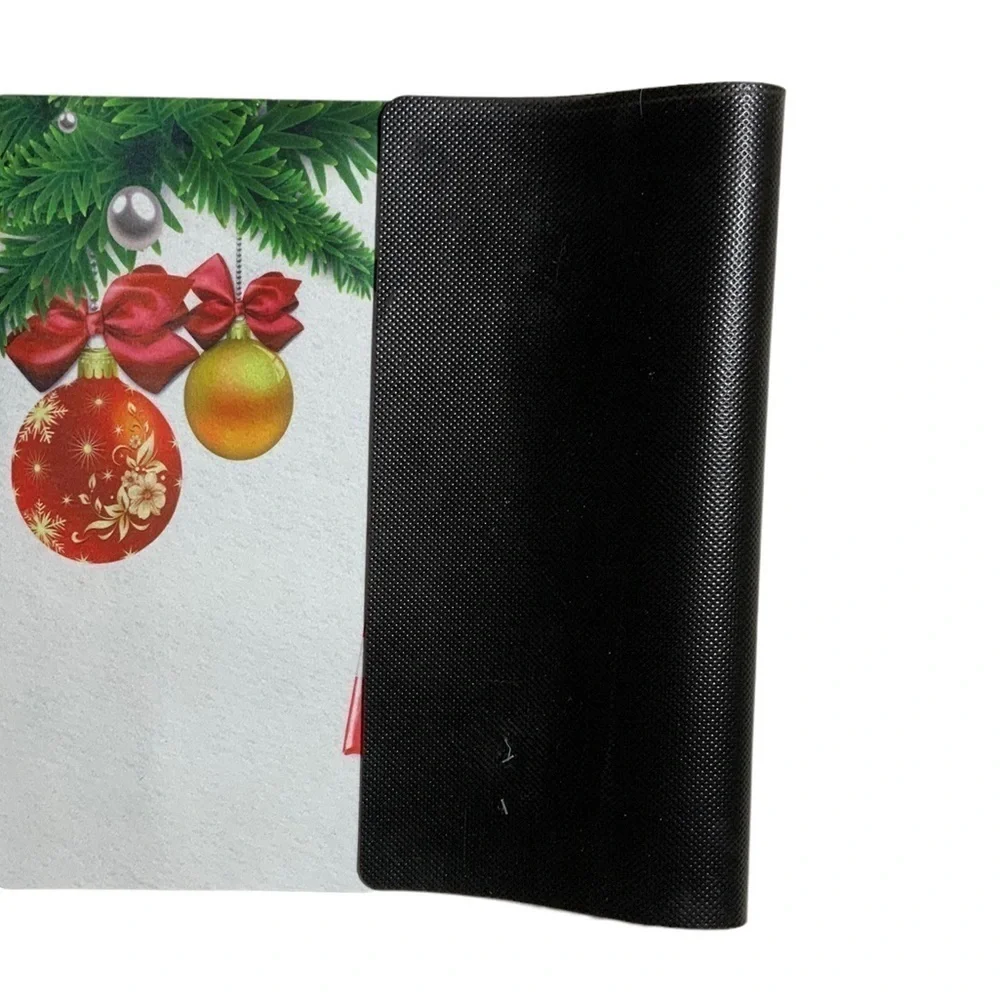 Holiday Doormat Puppy Dog Christmas Decor Rectangle 16 X 24 In Multicolor